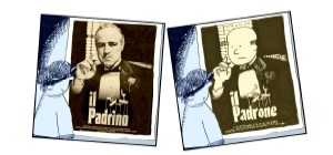 strisce, fumetti, umorismo, vignette, lavoro, ufficio, impiegati, operai, fabbrica, azienda, nove-diciotto, nove, diciotto, Alberto Baroni, il padrino, il padrone