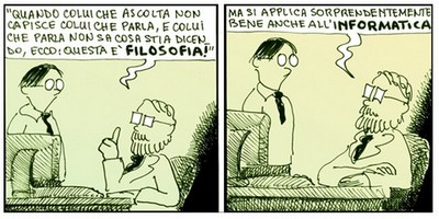 strisce, fumetti, umorismo, vignette, lavoro, ufficio, impiegati, operai, fabbrica, azienda, nove-diciotto, nove, diciotto, Alberto Baroni, filosofia, informatica, voltaire